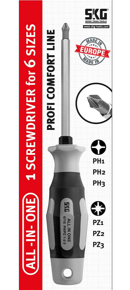 ALL-IN-ONE Schraubendreher Silber